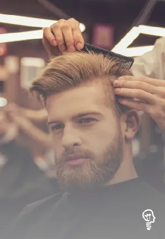 CORTE DE CABELO E BARBA MASCULINO